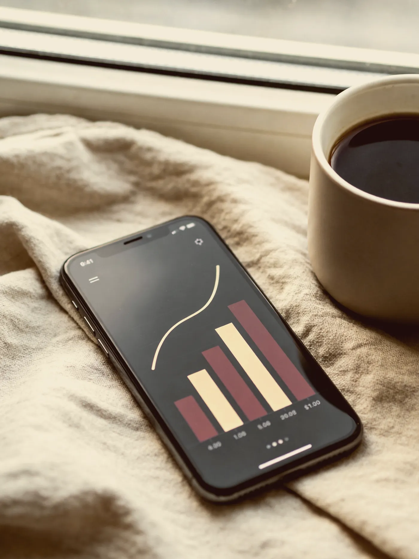 Reel performance rising on a phone